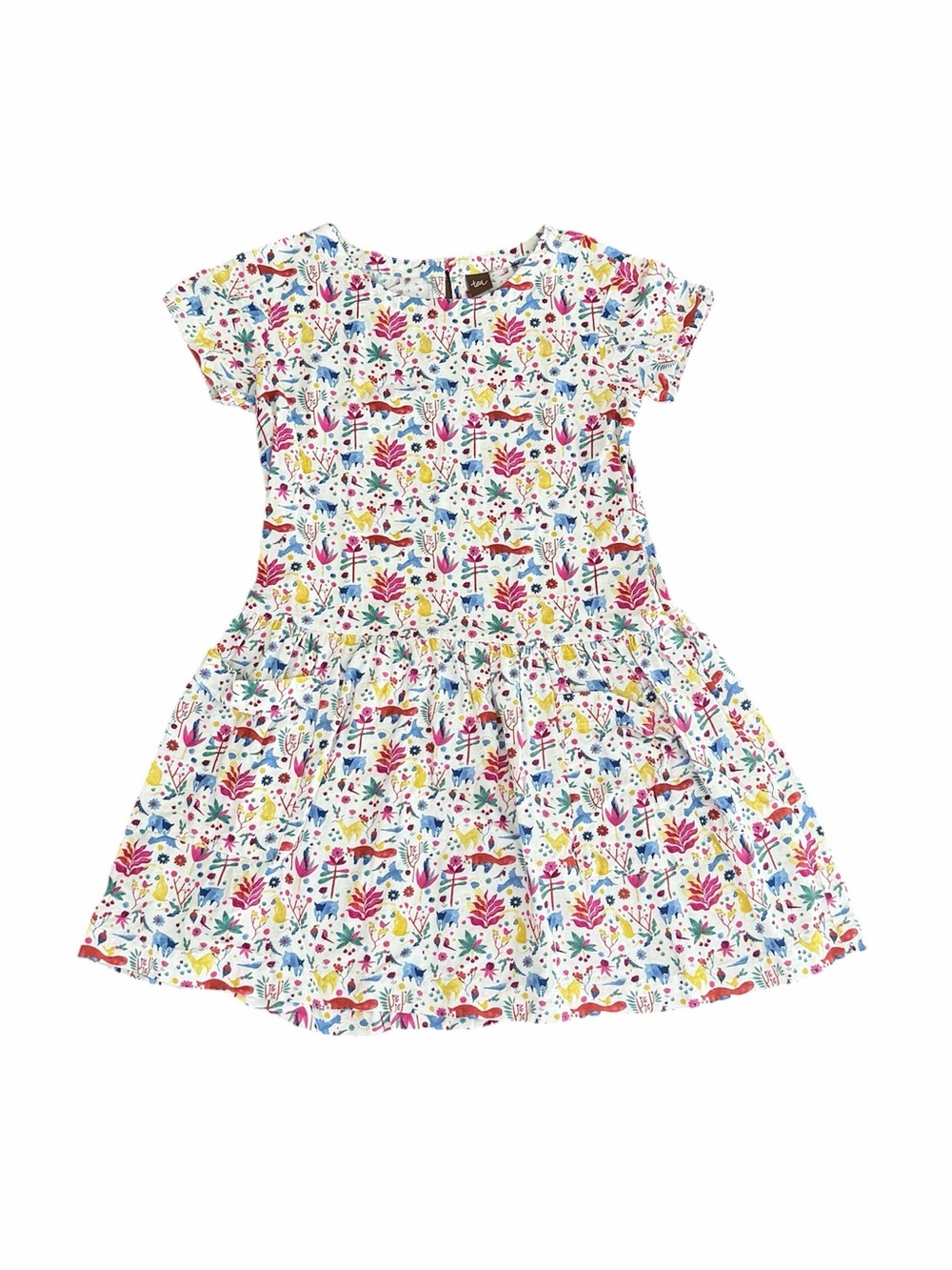 Tea Collection (8y) Animal Print Dress
